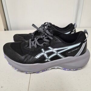 ASICS Gel-Venture 9 Womens Trail Running Shoes Black Purple 1012B313 Size 8